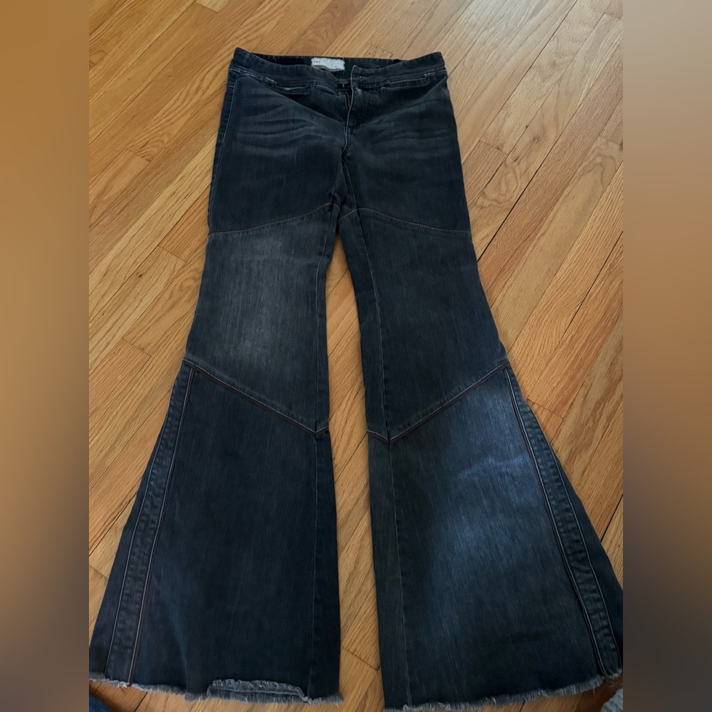 Free people wide leg jeans